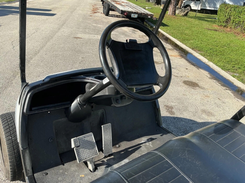 White 2013 Yamaha Drive G29 48V 2 seat Passenger Utility Golf Cart Lithium